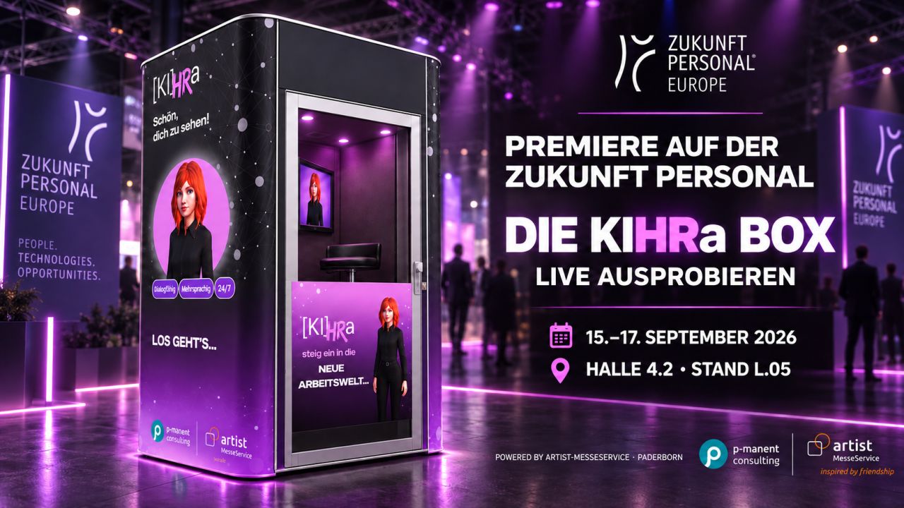 Die KIHRa Box auf der Zukunft Personal Europe 2026 in Köln, Halle 4.2, Stand L.05
